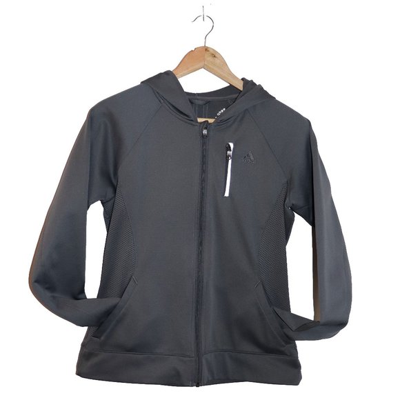 adidas Other - • 3/$45 - Adidas Men's Grey Climawarm Zip Up